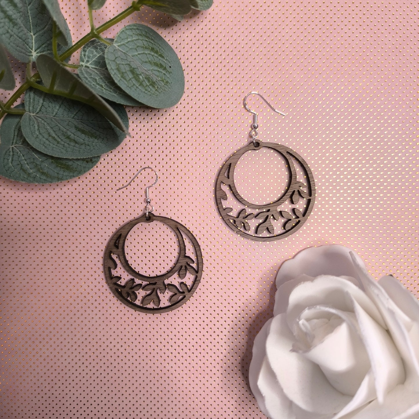 Boucles d'oreilles - Feuilles d'été