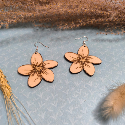 Boucles d'oreilles - Fleur de Monoï