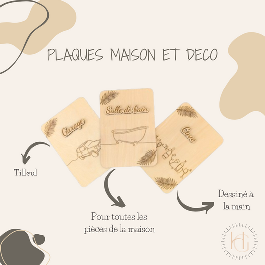 Plaques maison & déco
