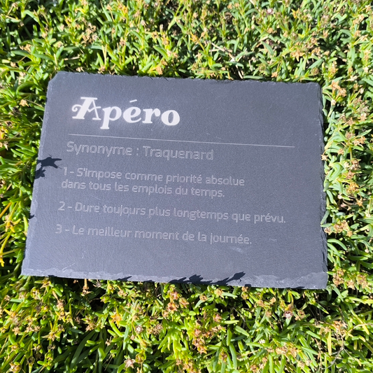 Ardoise à apéritif - "Définition : Apéro"