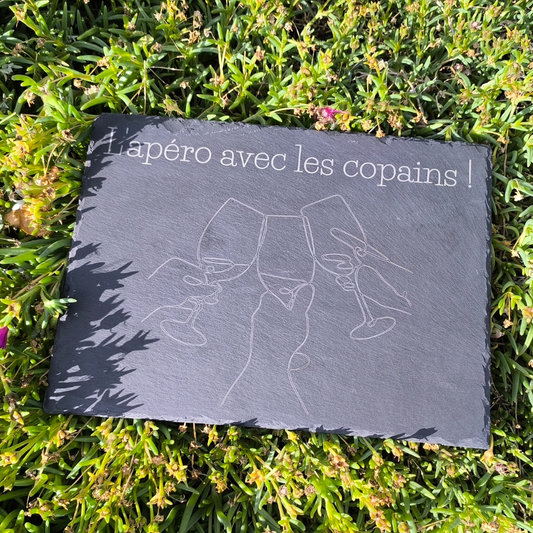 Ardoise à apéritif - "L'apéro avec les copains"
