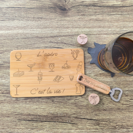 Planche apéro - "L'apéro c'est la vie !"