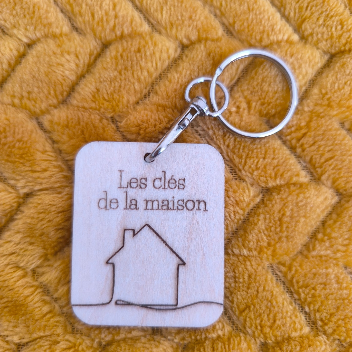 Porte clé "Maison", "Garage & "Cave"