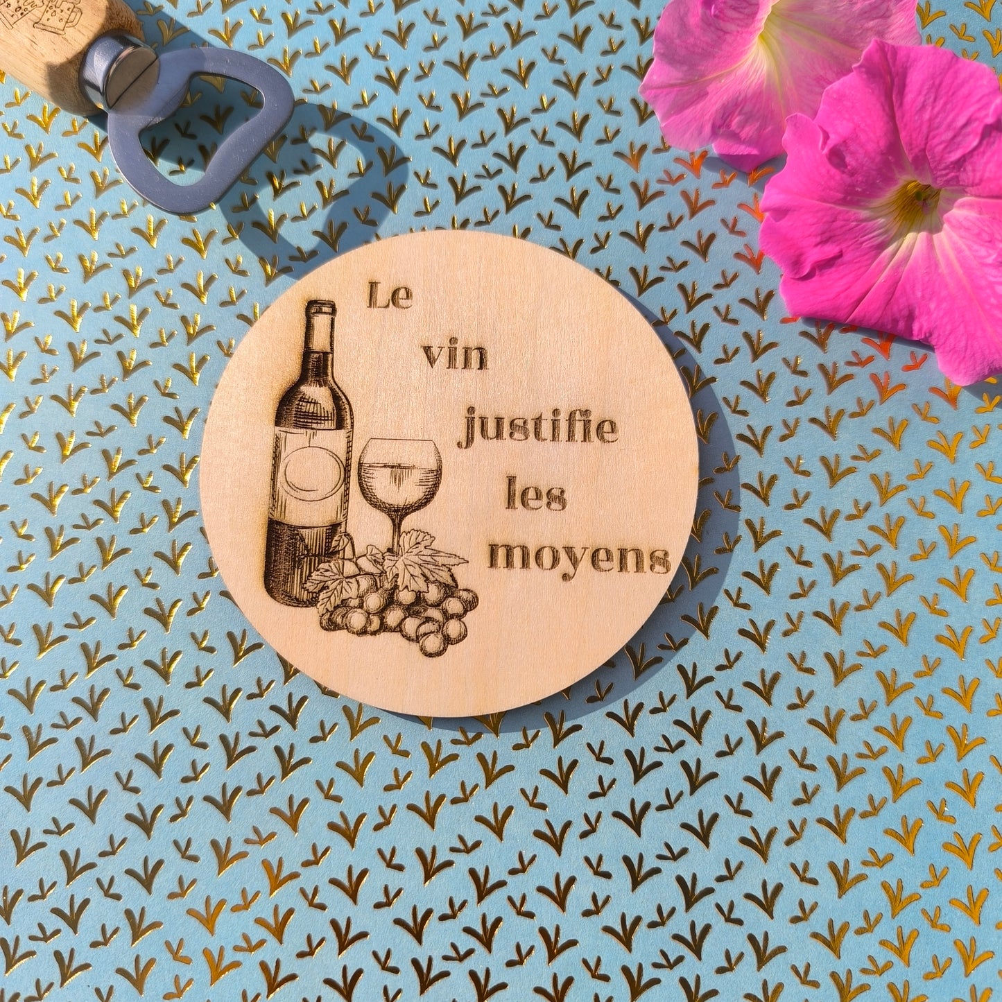 Dessous de verre - Le vin justifie les moyens