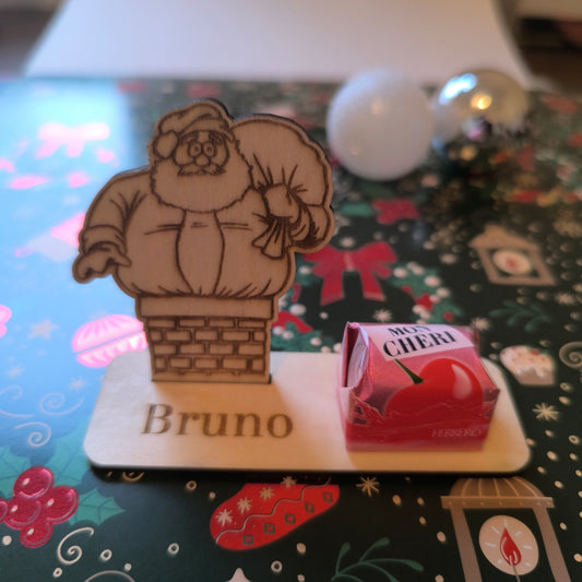 Marque place - Père Noël & chocolat