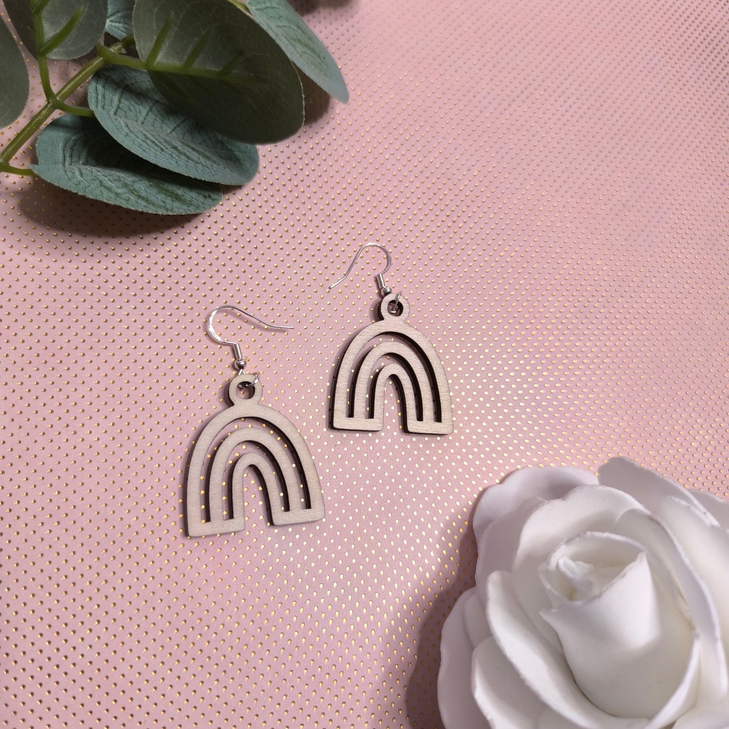 Boucles d'oreilles - Arc-en-ciel