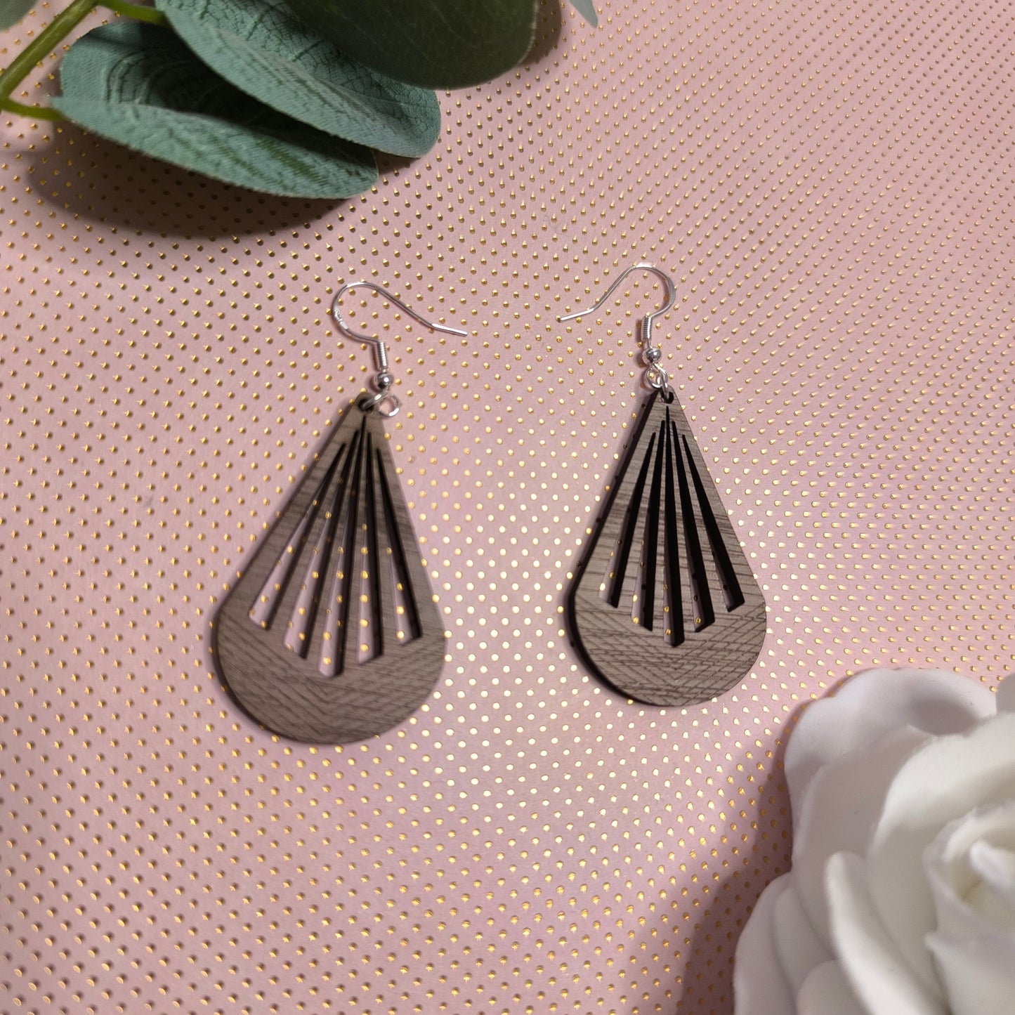 Boucles d'oreilles - Lignes solaires