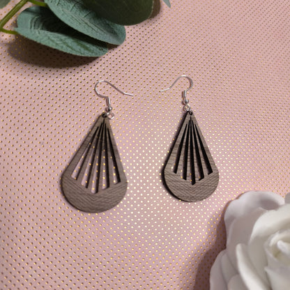 Boucles d'oreilles - Lignes solaires