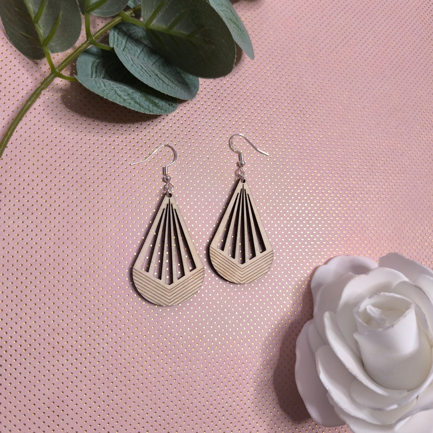 Boucles d'oreilles - Lignes solaires