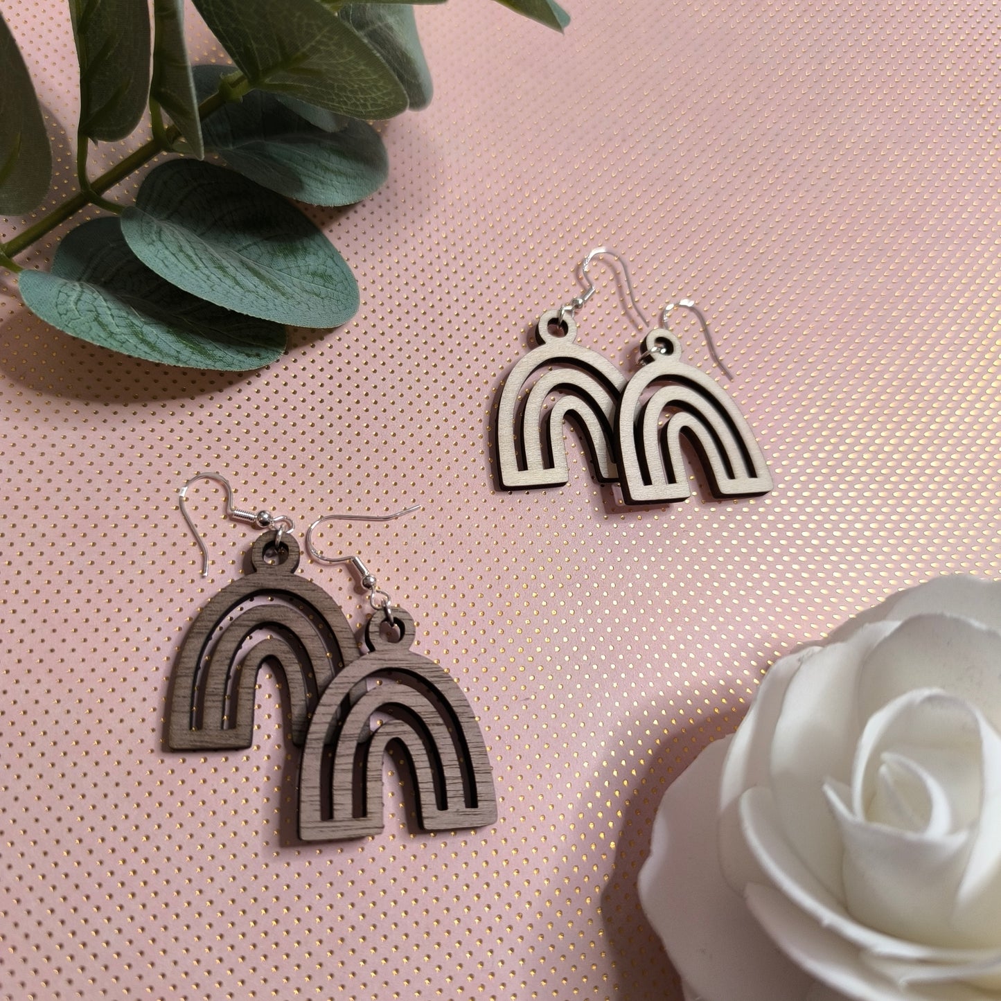 Boucles d'oreilles - Arc-en-ciel